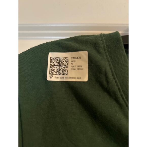 NWT Port and Company Women's Green Army Mom T Shirt Short Sleeve Size Medium - Picture 3 of 5